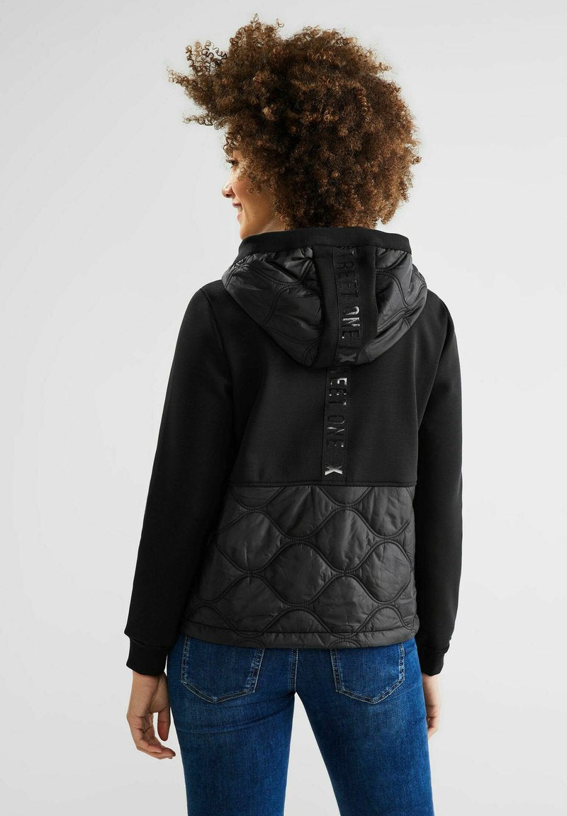 STREET ONE MATERIALMIX - Übergangsjacke - Schwarz