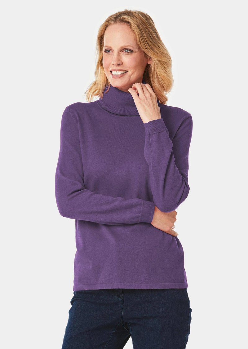 GOLDNER Strickpullover - Lila
