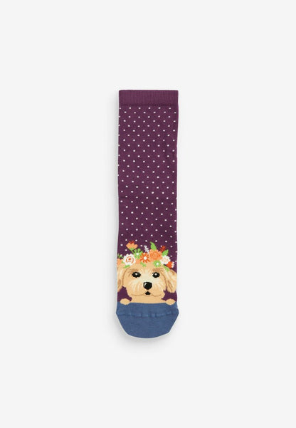 Next FLOWER GARLAND DOGS ANKLE 4-ER-PACK - Socken - Multi