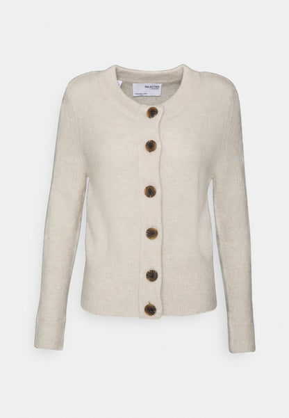 Selected Femme SLFSIA - Strickjacke - Birch