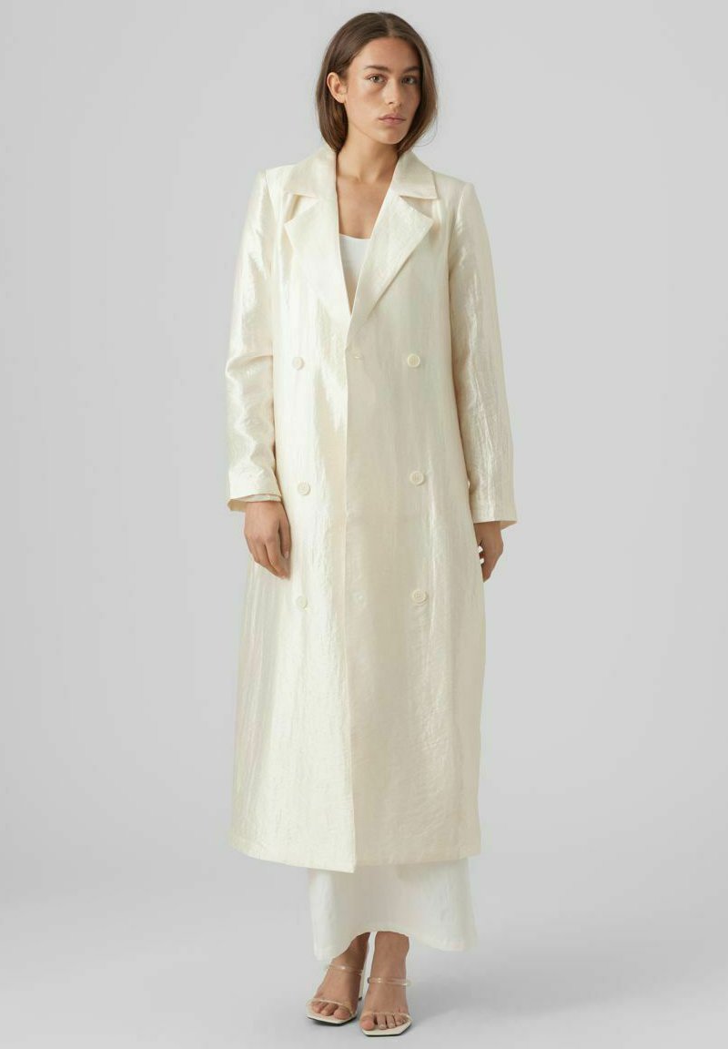 Vero Moda Klassischer Mantel - Cannoli Cream