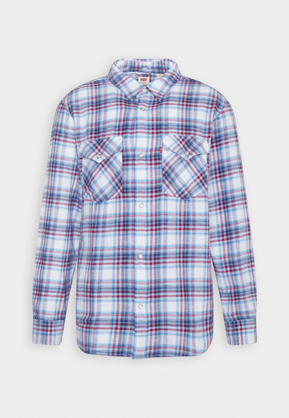  RELAXED FIT WESTERN - Hemd - Bright White