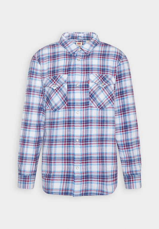  RELAXED FIT WESTERN - Hemd - Bright White