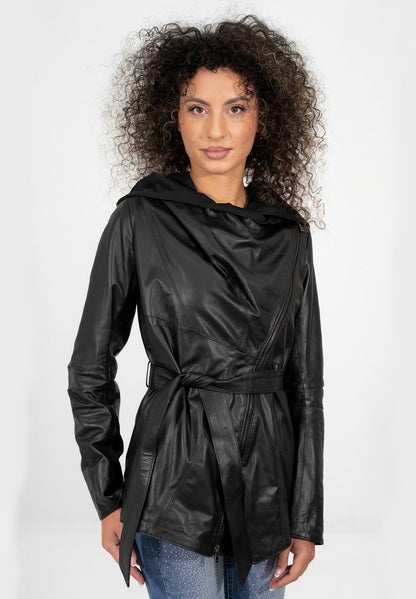  COLIMA - Lederjacke - Black