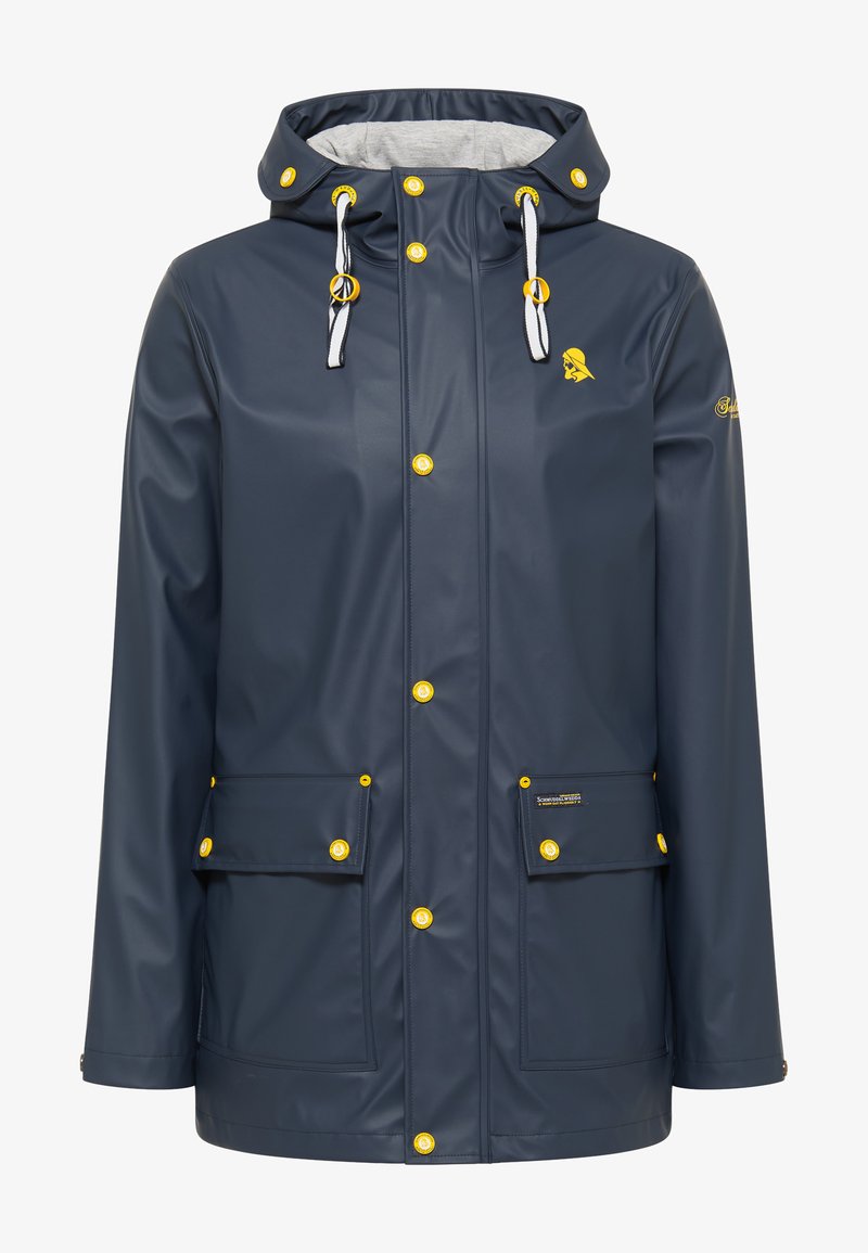 Schmuddelwedda INCUS - Parka - Marine Hellgrau Melange