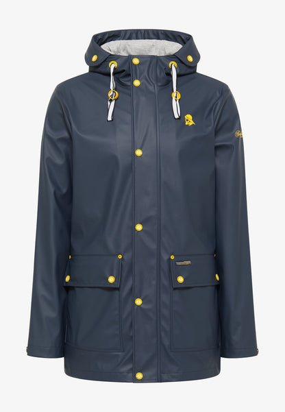 Schmuddelwedda INCUS - Parka - Marine Hellgrau Melange
