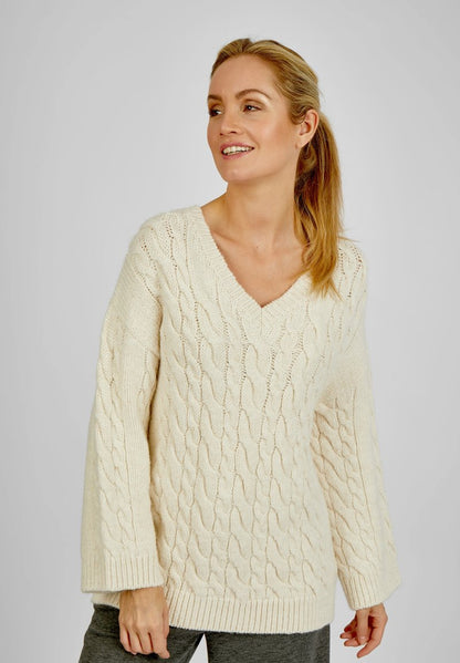  PAMELA - Strickpullover - Offwhite