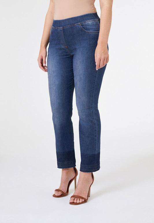  KICK FLARE - Jeans Straight Leg - Blu