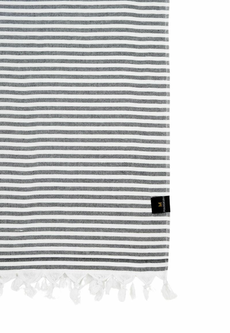  MARINE TERRY - Strandtuch - Black