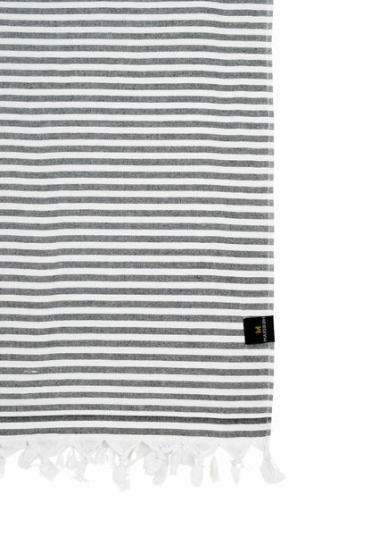  MARINE TERRY - Strandtuch - Black
