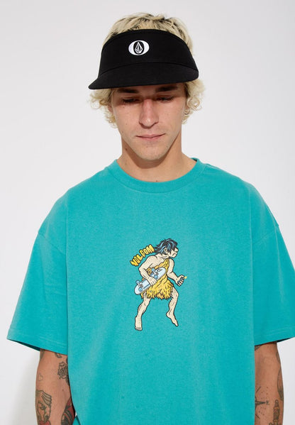 Volcom FA TODD BRATRUD - T-Shirt Print - Temple Teal