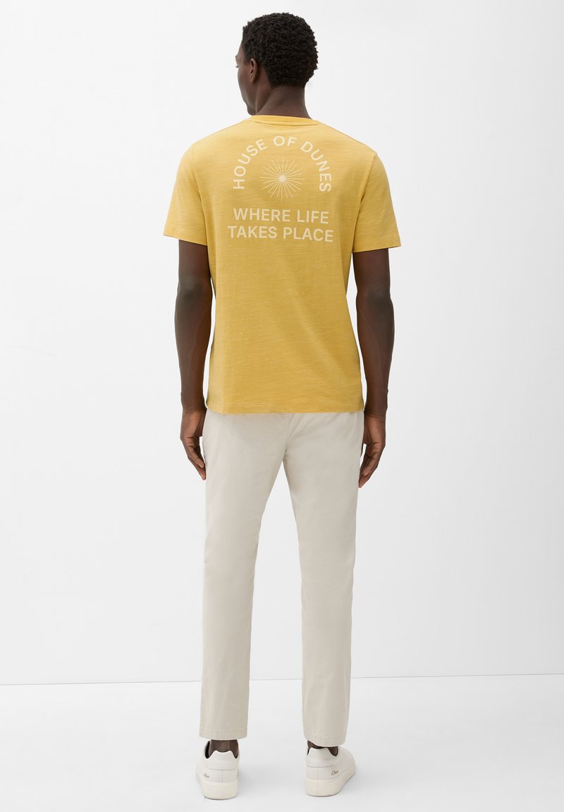 S.Oliver MIT BACKPRINT - T-Shirt Print - Zitrone