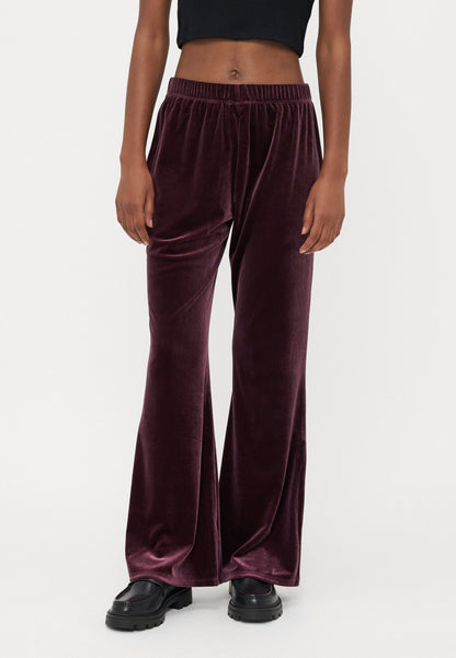ONLY Petite ONLSMOOTH FLARED - Trousers - Winetasting
