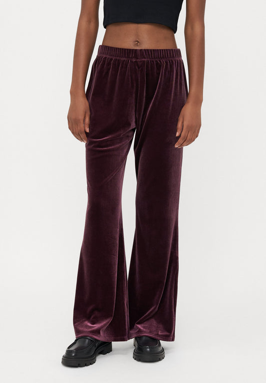 ONLY Petite ONLSMOOTH FLARED - Trousers - Winetasting