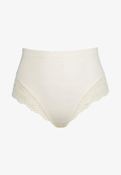 Ulla Popken TRANSPARENTE SPITZE HINTEN GERAFFT - Slip - Cremé
