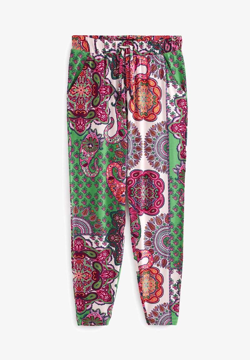 Next Jogginghose - Pink Paisley Scarf Print