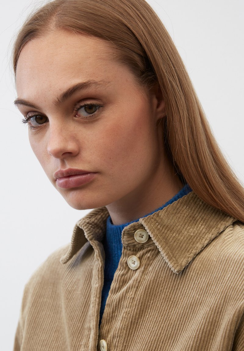 Marc O'Polo DENIM BLOUSE LONGSLEEVE - Hemdbluse - Brown Rye