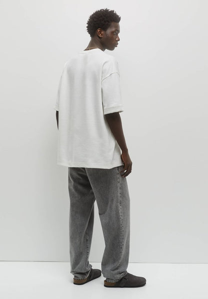 PULL & BEAR PLUSH - T-Shirt Basic - White