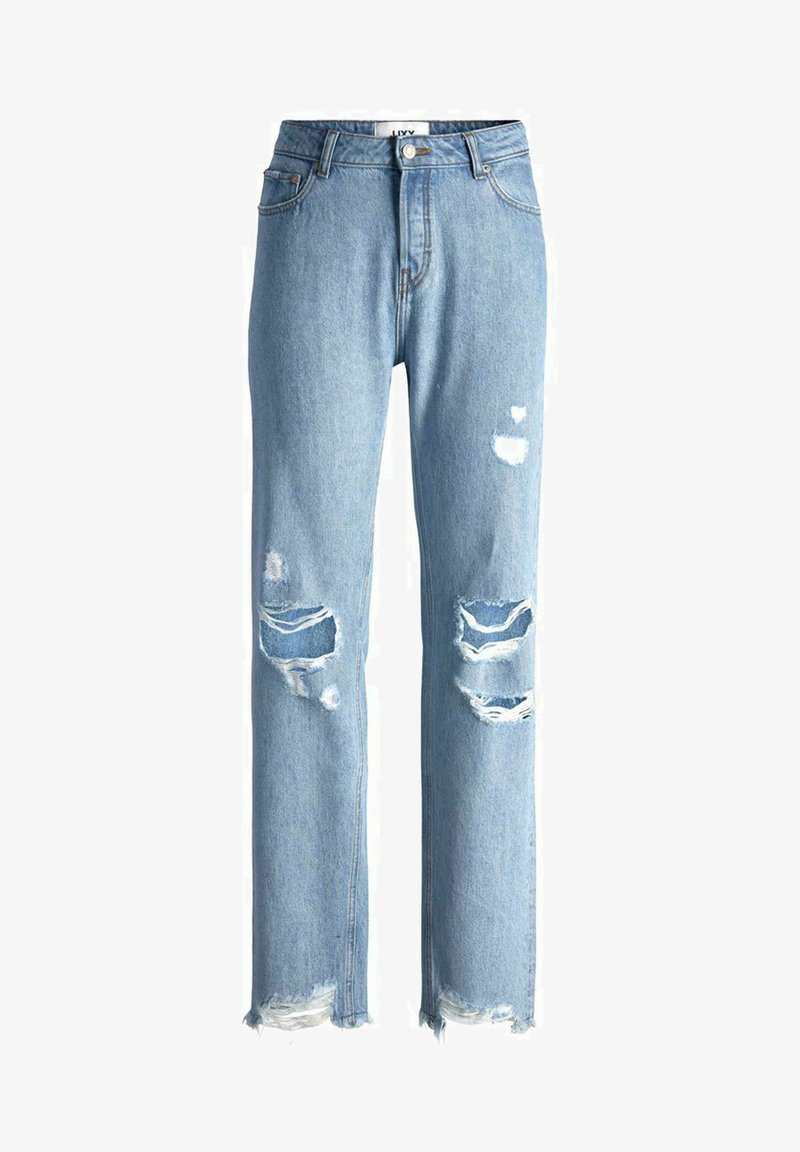 JJXX JXSEOUL MW RR - Jeans Straight Leg - Medium Blue Denim