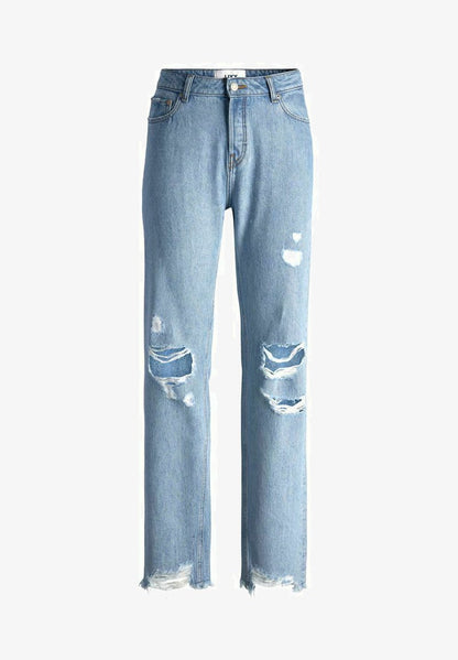 JJXX JXSEOUL MW RR - Jeans Straight Leg - Medium Blue Denim