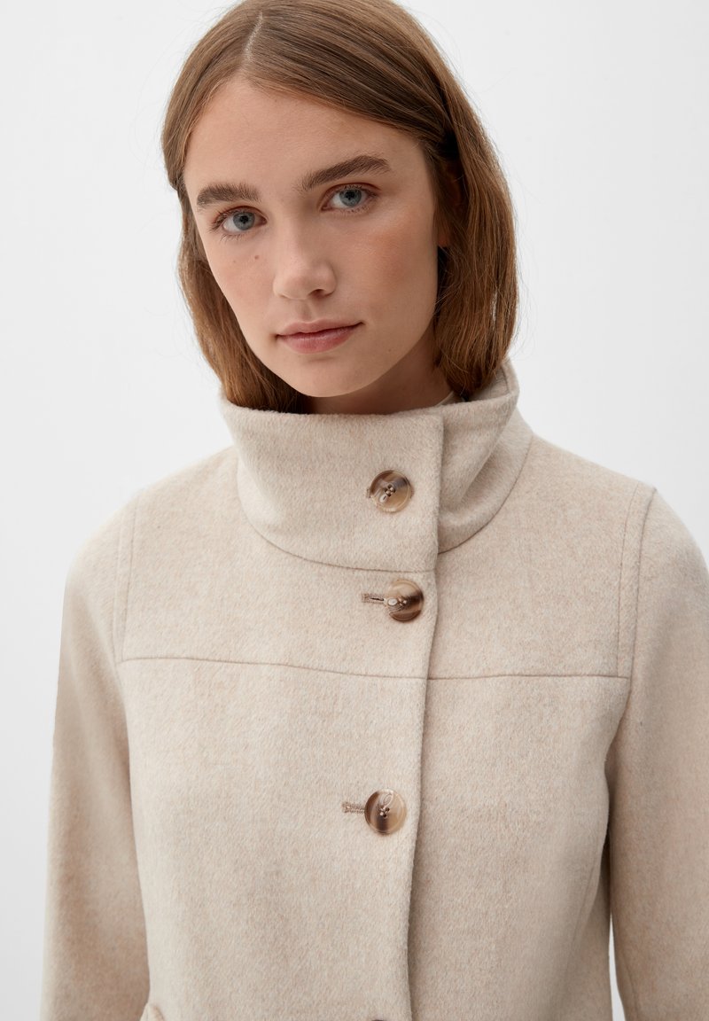 S.Oliver MIT HOHEM KRAGEN - Blazer - Beige Melange