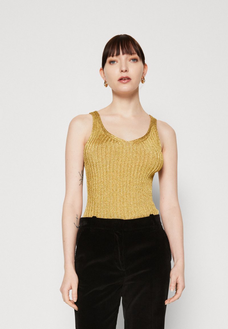 ARKET Top - Gold-coloured