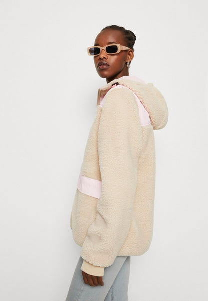 KnowledgeCotton Apparel COLORBLOCK JACKET - Fleecejacke - Beige