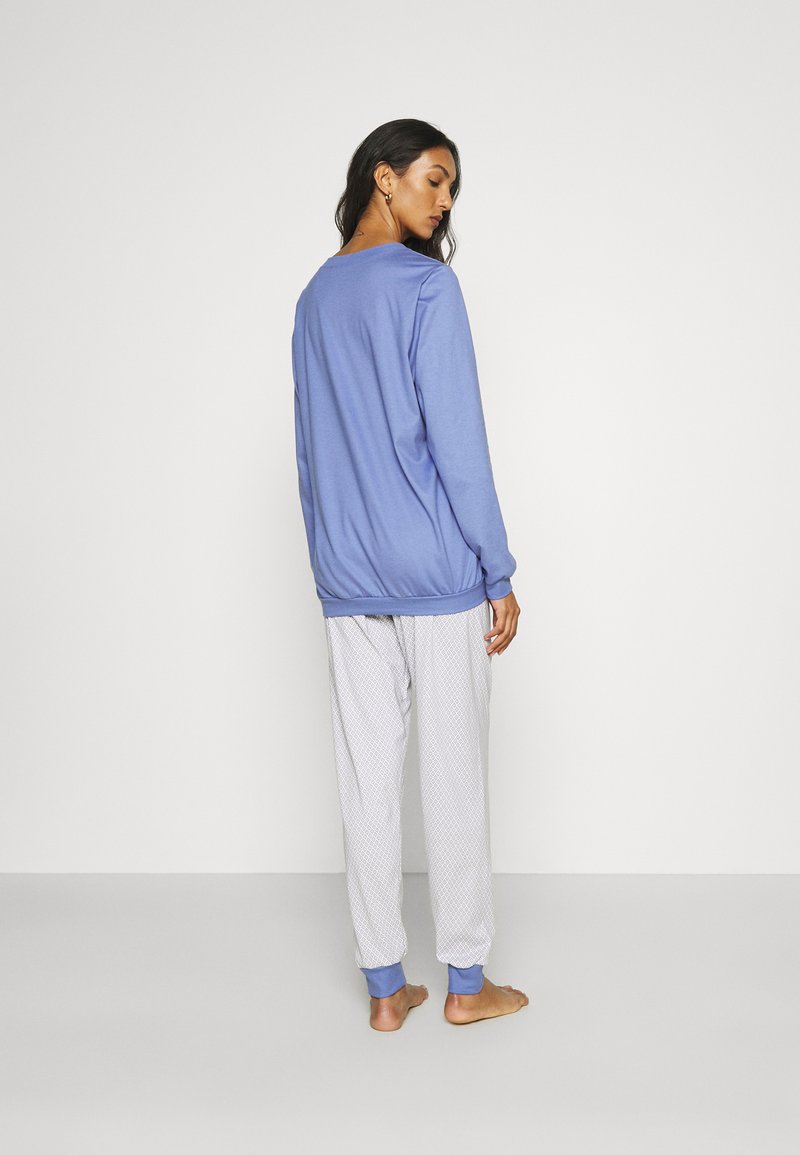 Calida LOVELY NIGHTS PYJAMA SET - Nachtwäsche Set - Bleached Denim