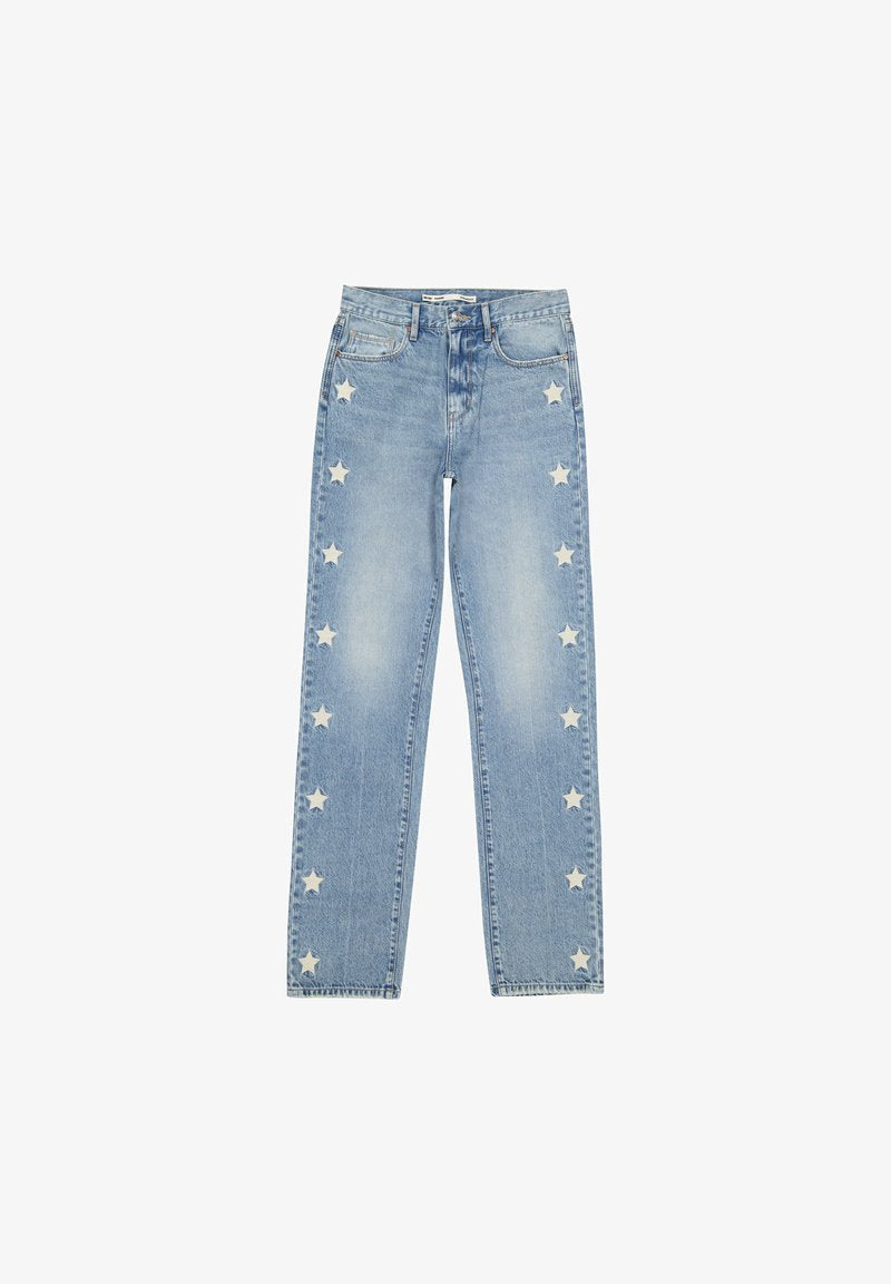 Raizzed SUNSET STAR - Jeans Straight Leg - Light Blue Stone