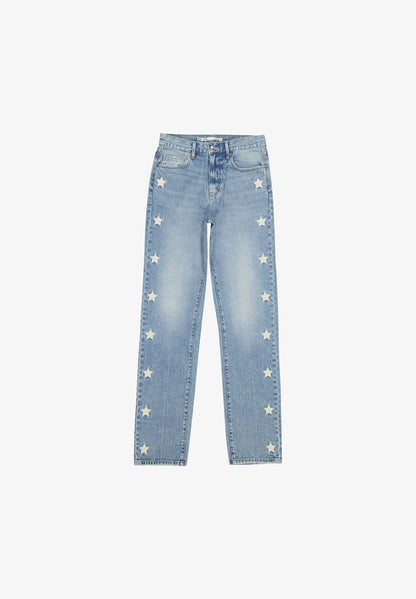 Raizzed SUNSET STAR - Jeans Straight Leg - Light Blue Stone