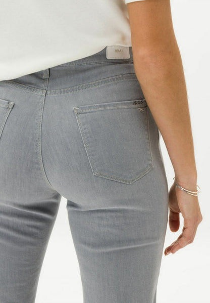 BRAX STYLE MARY - Jeans Straight Leg - Used Light Grey