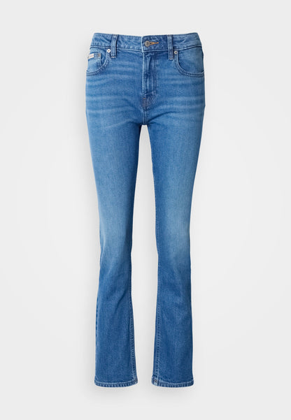 Calvin Klein Jeans MID RISE - Straight Leg Jeans - Indigo Channel