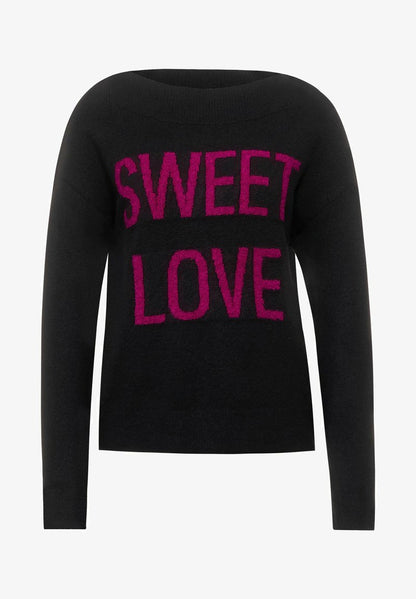 STREET ONE Strickpullover - Blau