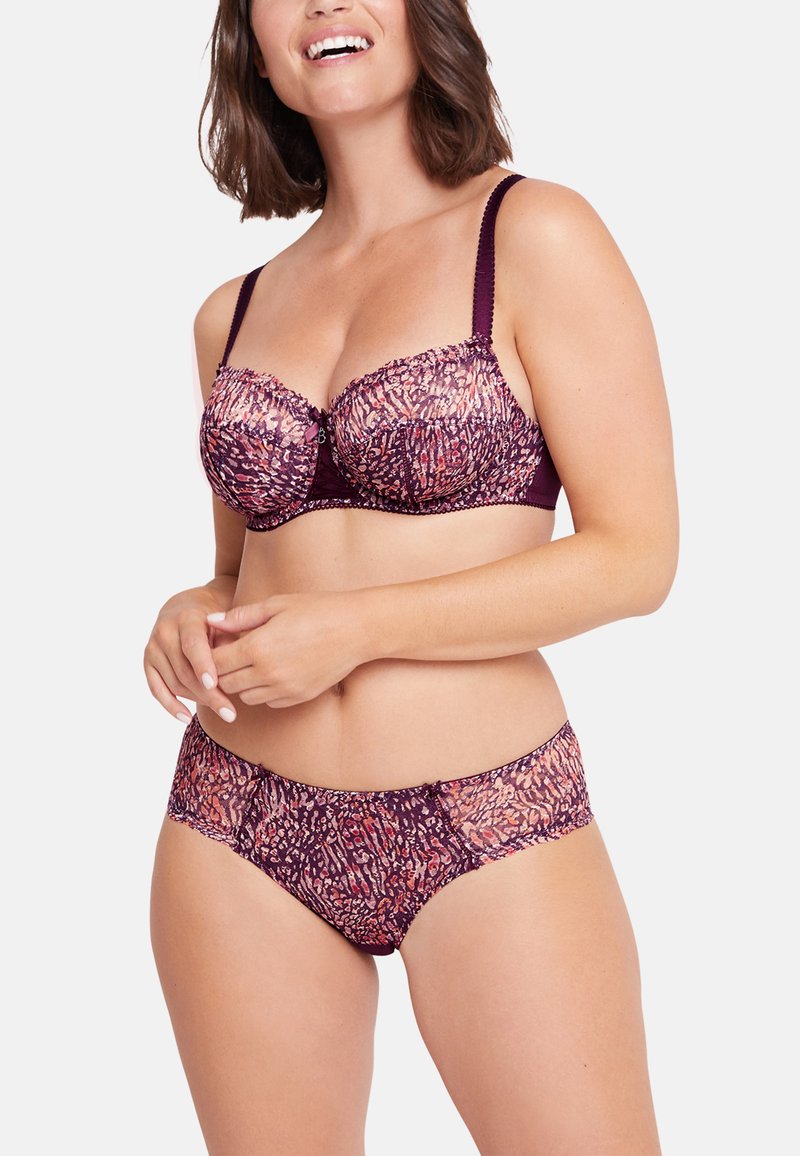Bestform SHORTY LUCCIA SWING - Panties - Burgundy