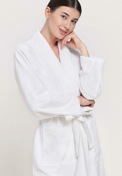  Bademantel - White