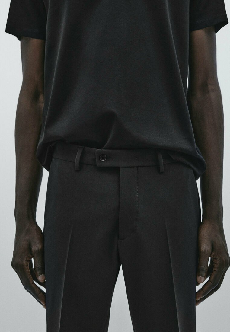 Massimo Dutti STUDIO - Anzughose - Black