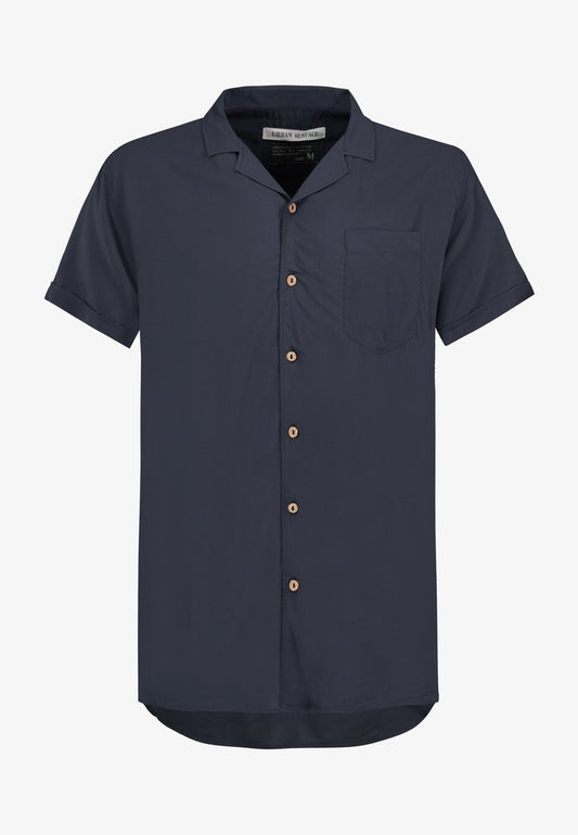  KURZARM - Hemd - Dark-blue