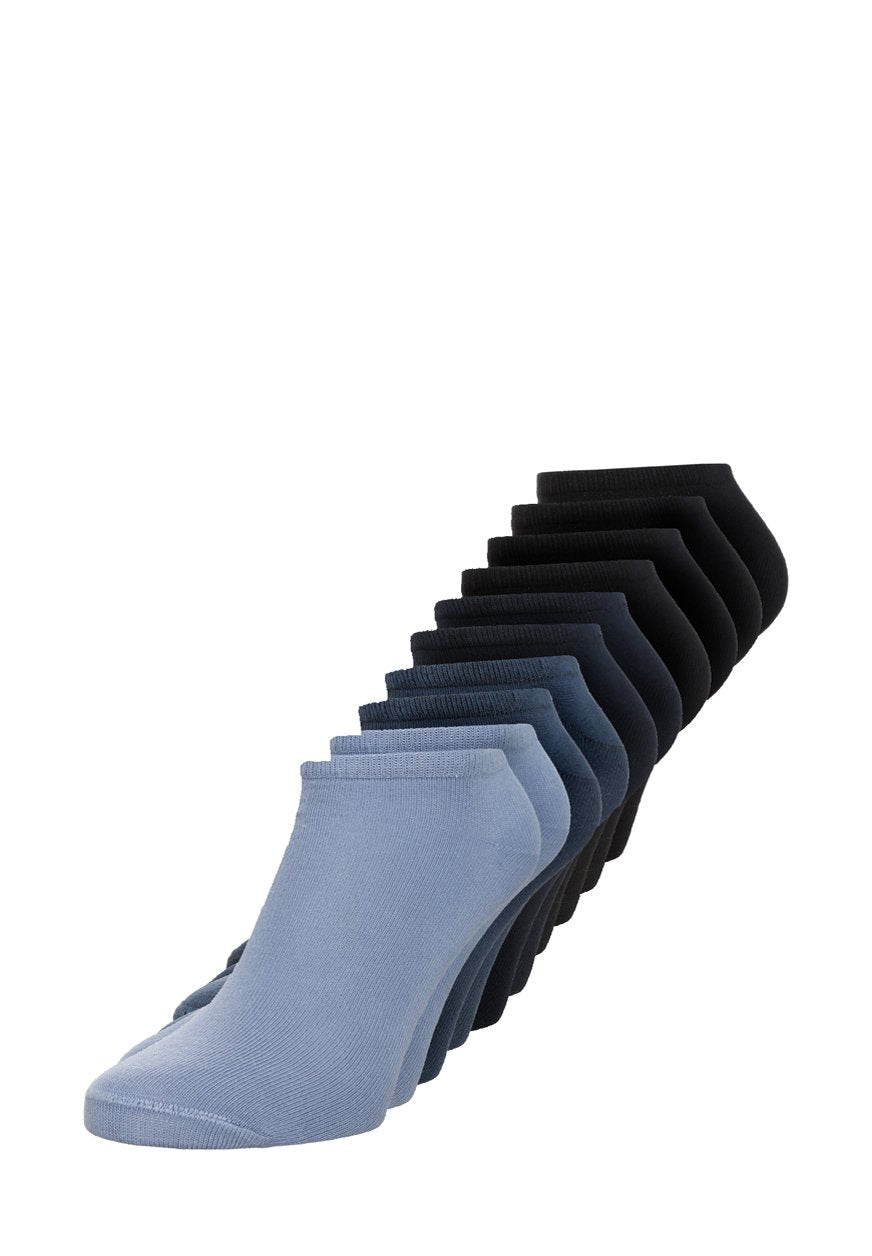 S.Oliver 10 PACK SNEAKER - Socks - Black