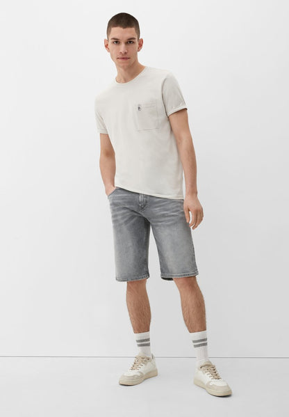 QS By S.Oliver CLASSIQUE - Jeans Shorts - Grau