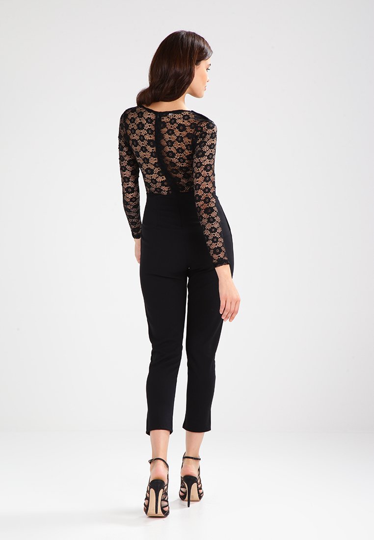 Wal G BLAKE LONG SLEEVE - Jumpsuit - Black