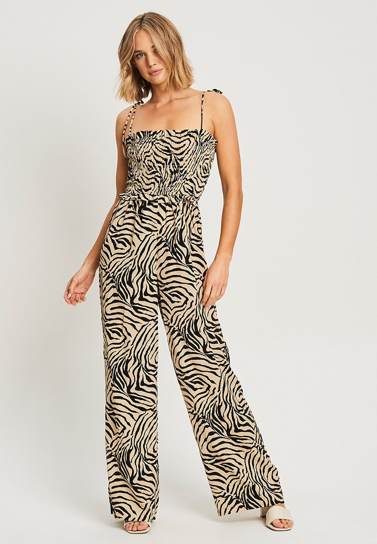 Calli JENNI - Jumpsuit - Beige Tiger