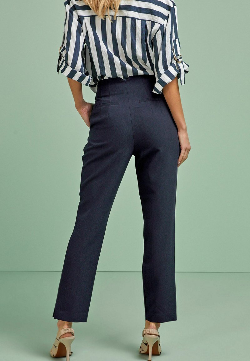 Next SUPER HIGH WAIST SLIM - Chino - Navy Blue