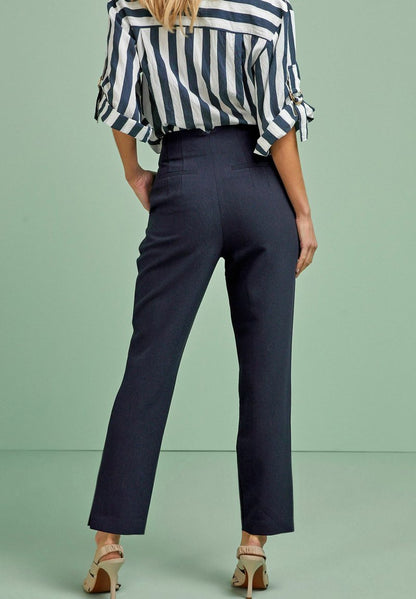 Next SUPER HIGH WAIST SLIM - Chino - Navy Blue