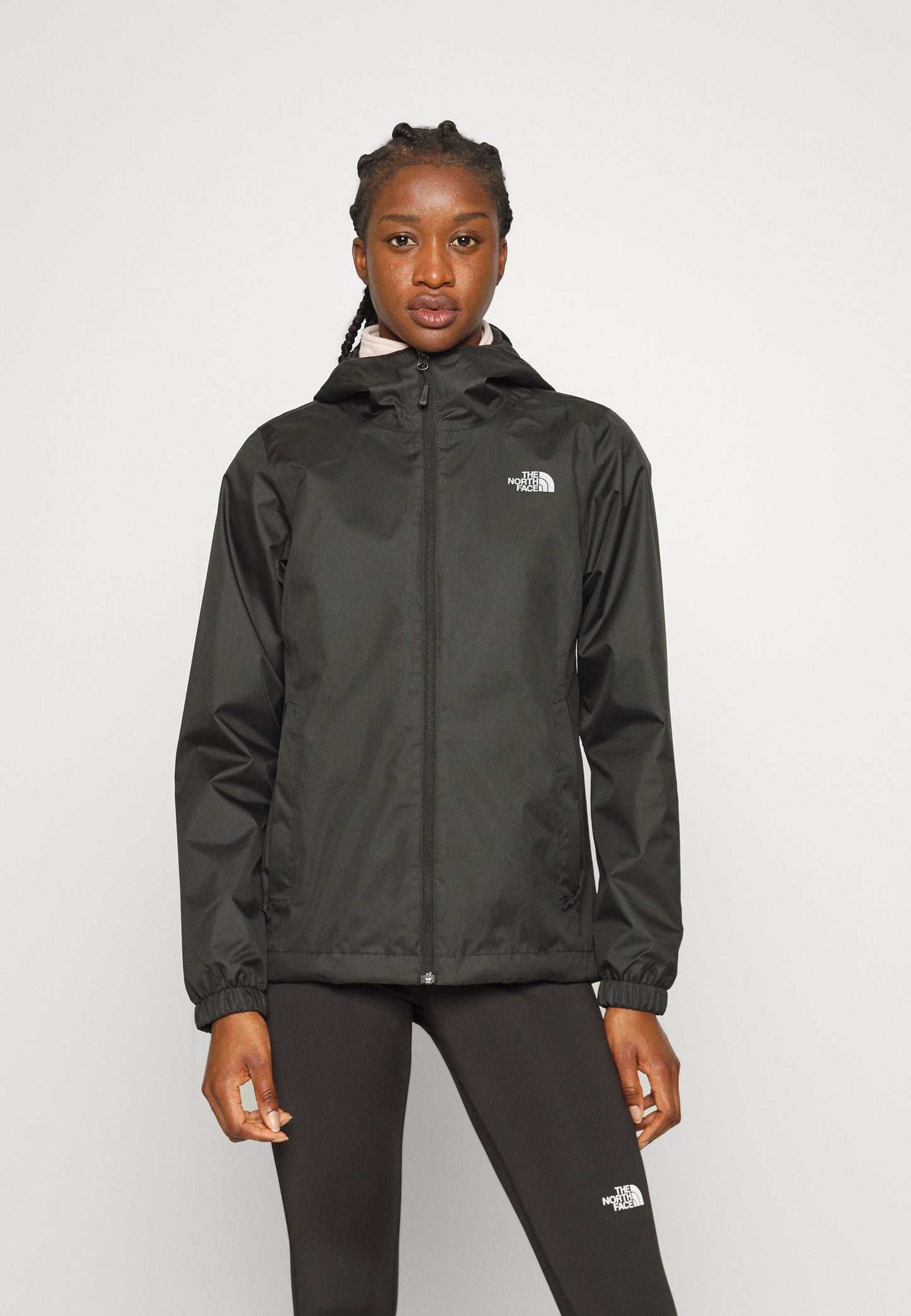 The North Face QUEST JACKET - Waterproof Jacket - Black/foil Grey