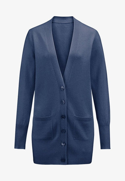  PETER HAHN - Strickjacke - Blue