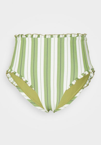 Seafolly CABANA HIGH WAISTED PANT - Bikini-Hose - Olive Green