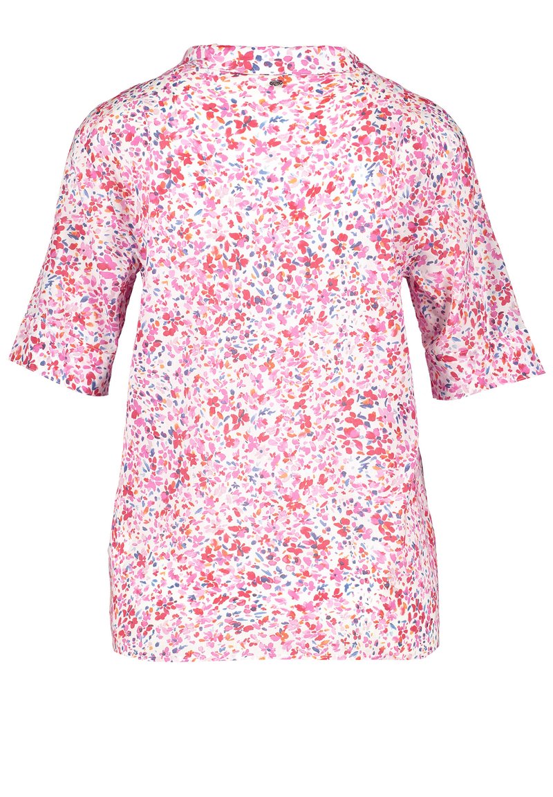Gerry Weber KURZARM FLORAL GEMUSTERTE - Bluse - Ecru Weiss Lila Pink Druck