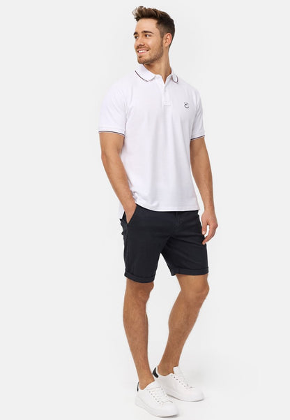 Indicode Jeans WALLO - Poloshirt - Offwhite