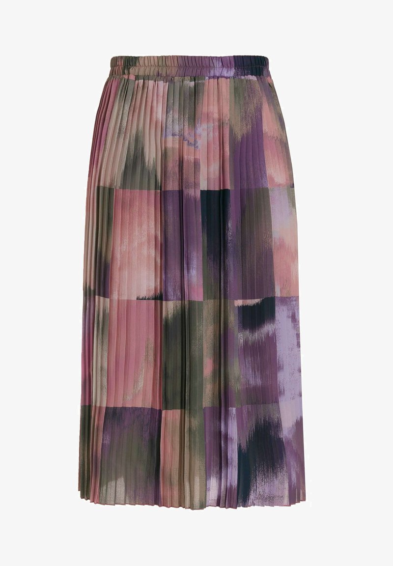 Ulla Popken PRINT ELASTISCHE BAND - A-Linien-Rock - Lavendel
