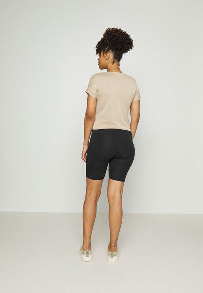 Mamalicious MLLENNI BIKER SHORTS 2 PACK - Leggings - Hosen - Black